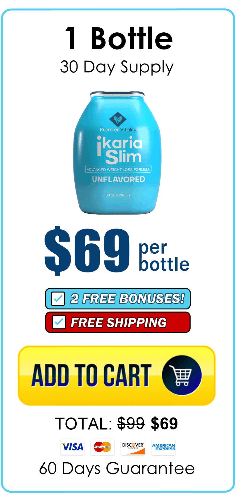 IkariaSlim 1 Bottle